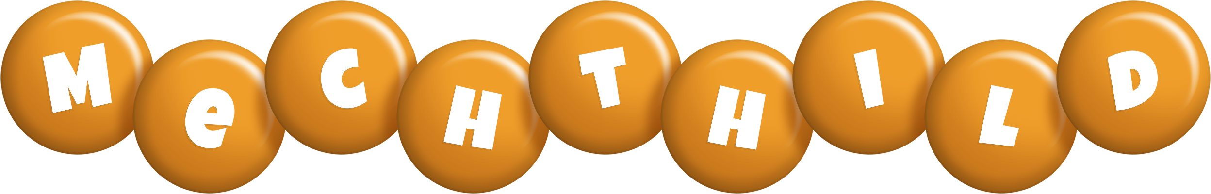Mechthild candy-orange logo