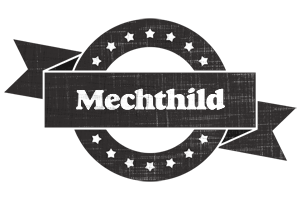 Mechthild grunge logo