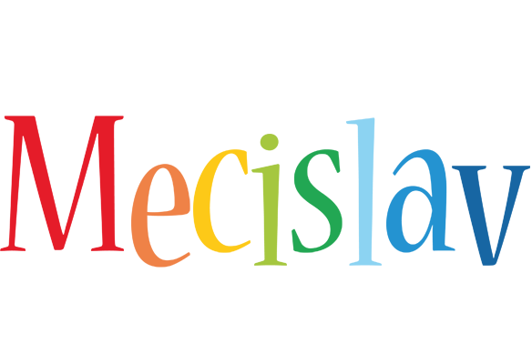 Mecislav birthday logo