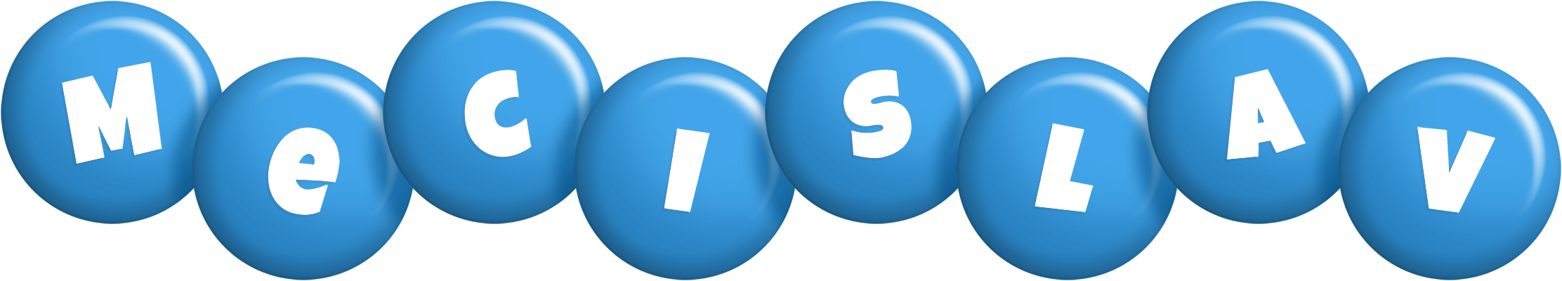 Mecislav candy-blue logo