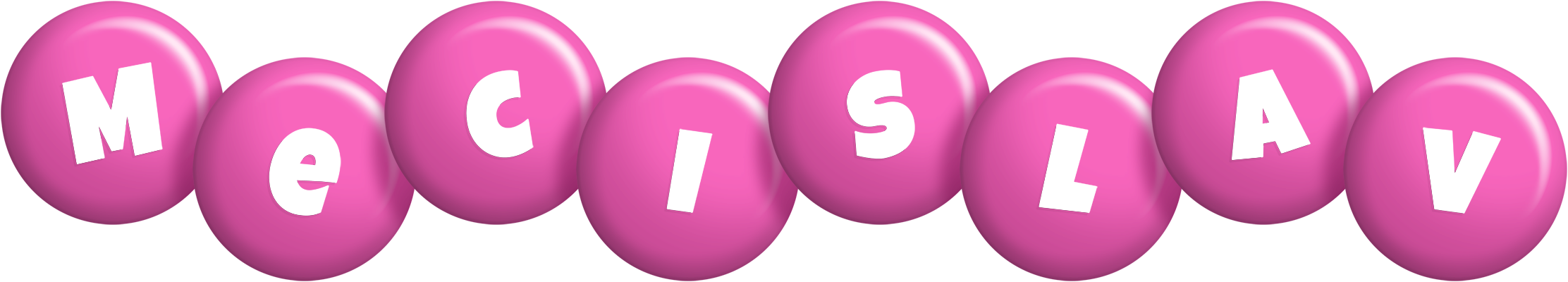 Mecislav candy-pink logo