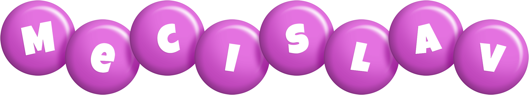 Mecislav candy-purple logo