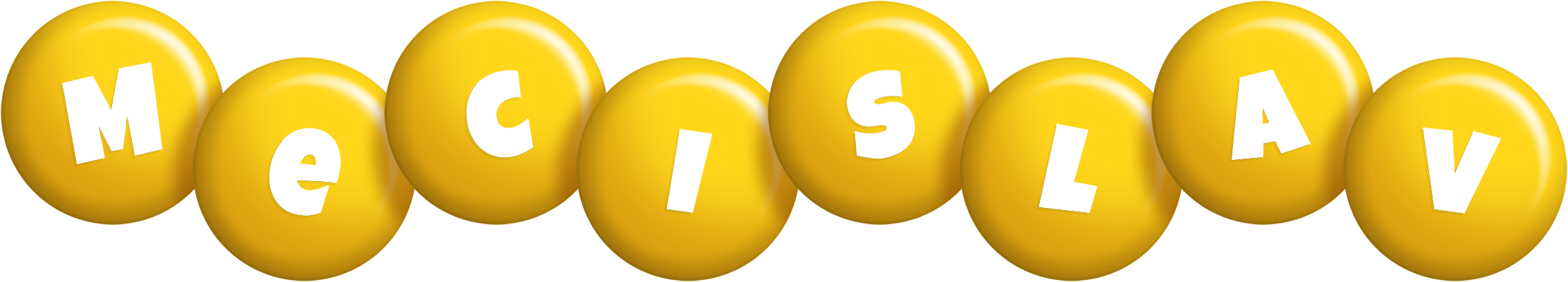 Mecislav candy-yellow logo