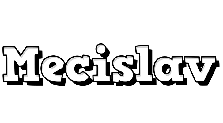 Mecislav snowing logo
