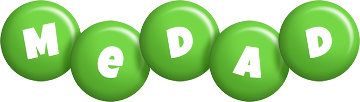 Medad candy-green logo