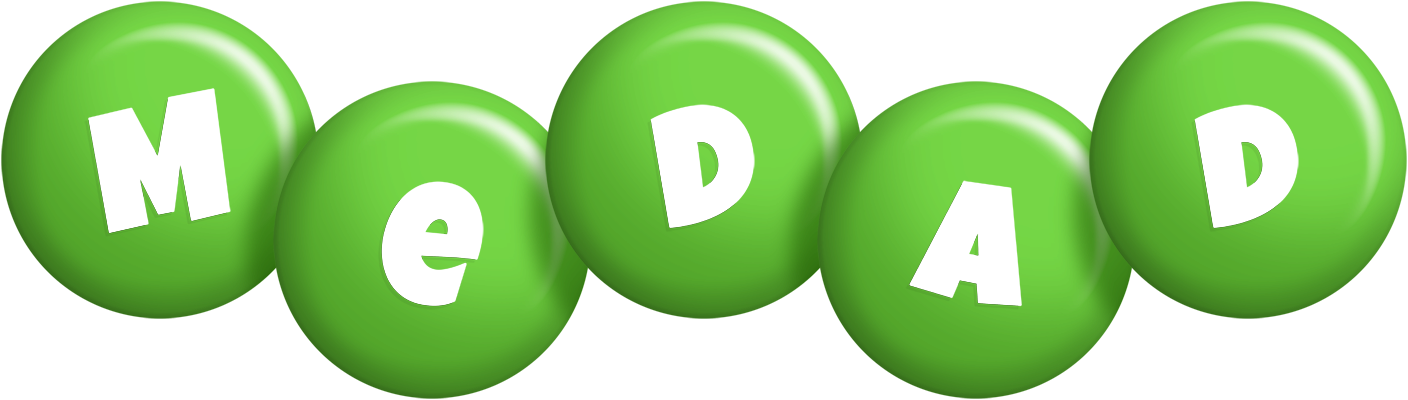 Medad candy-green logo