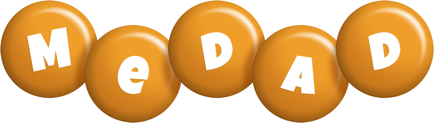 Medad candy-orange logo