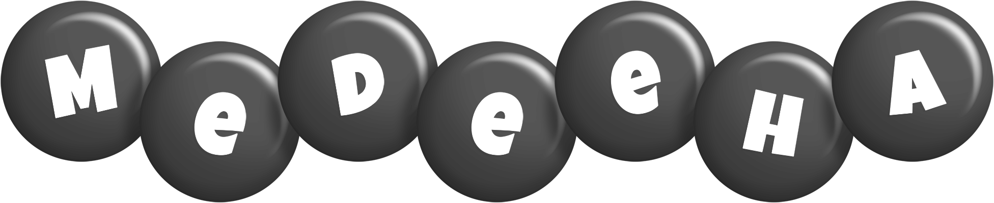 Medeeha candy-black logo