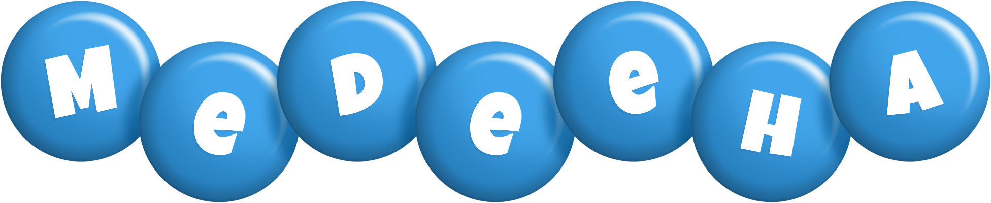 Medeeha candy-blue logo