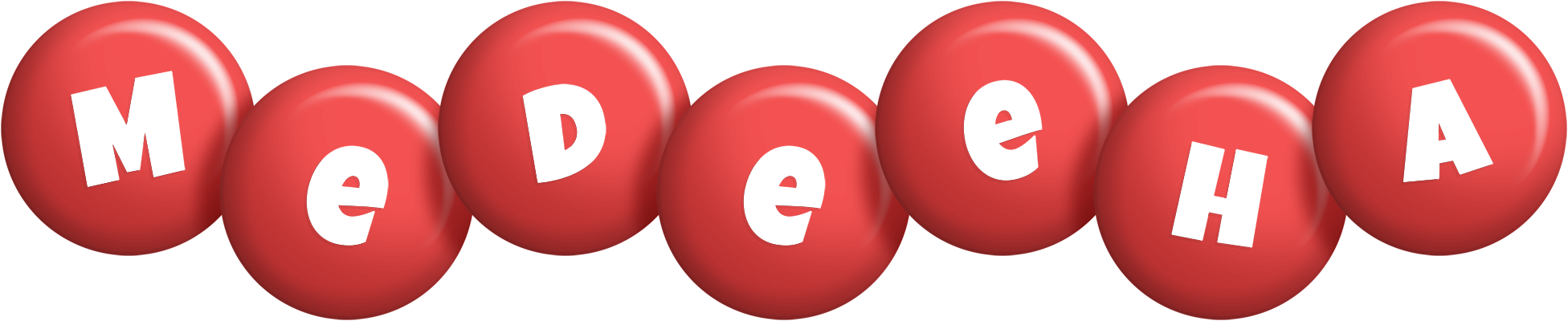 Medeeha candy-red logo