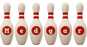 Medgar bowling-pin logo