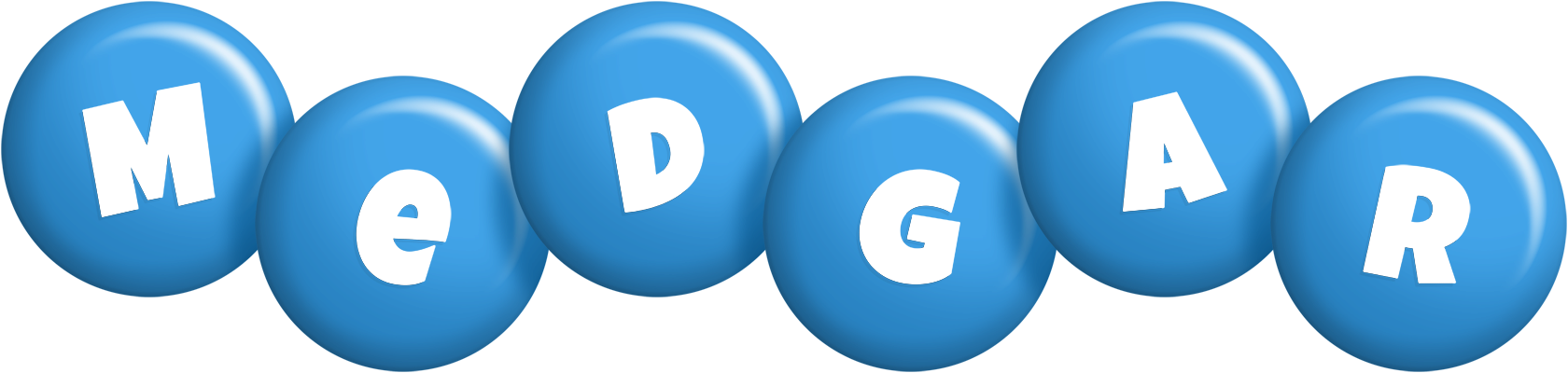 Medgar candy-blue logo