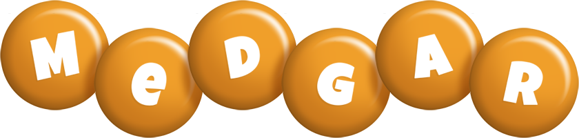 Medgar candy-orange logo