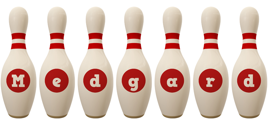 Medgard bowling-pin logo