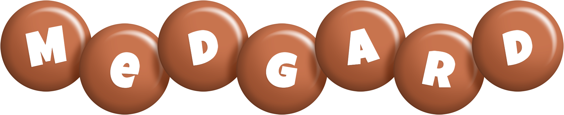 Medgard candy-brown logo