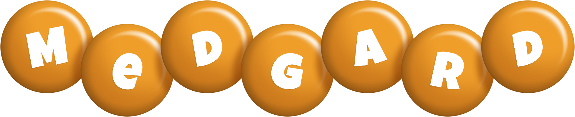 Medgard candy-orange logo