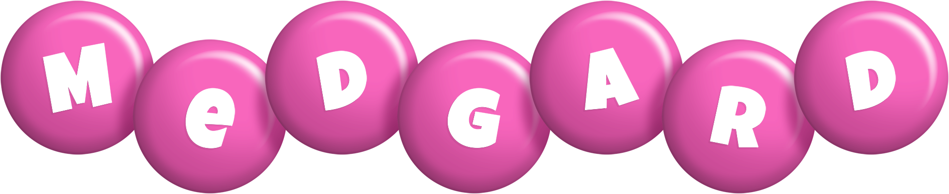 Medgard candy-pink logo