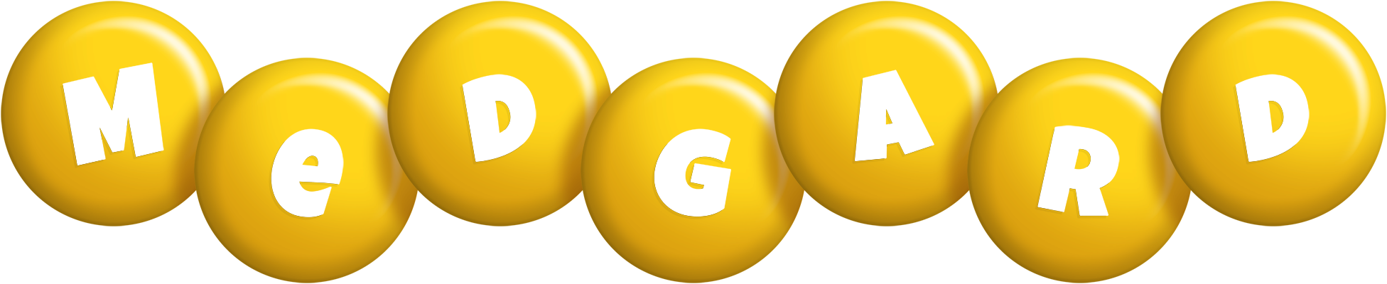 Medgard candy-yellow logo