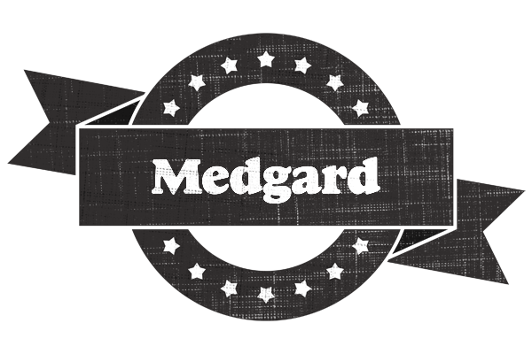 Medgard grunge logo