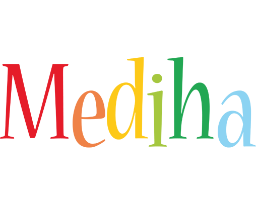 Mediha birthday logo