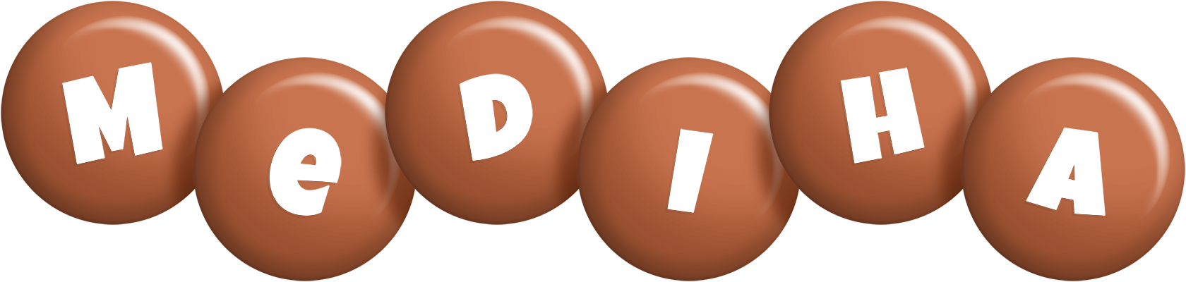 Mediha candy-brown logo