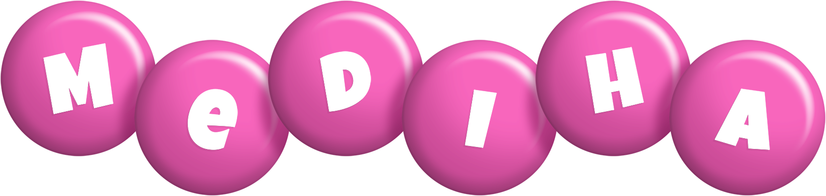 Mediha candy-pink logo