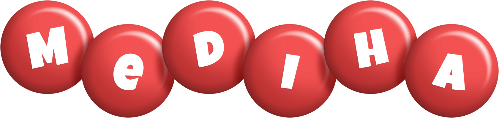 Mediha candy-red logo