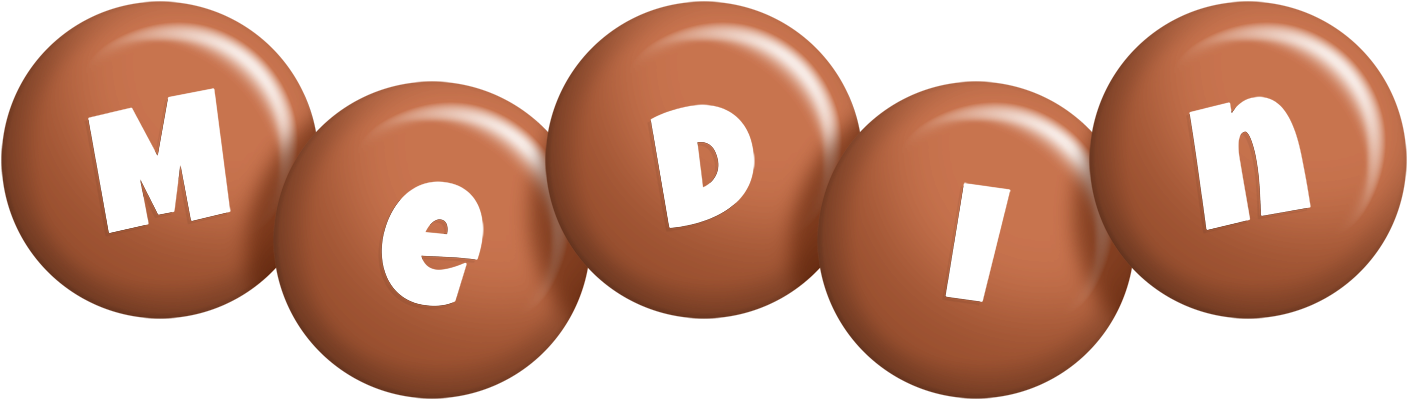 Medin candy-brown logo