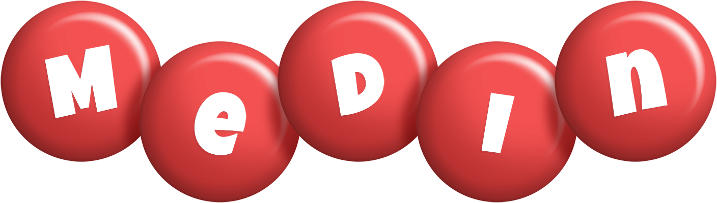 Medin candy-red logo