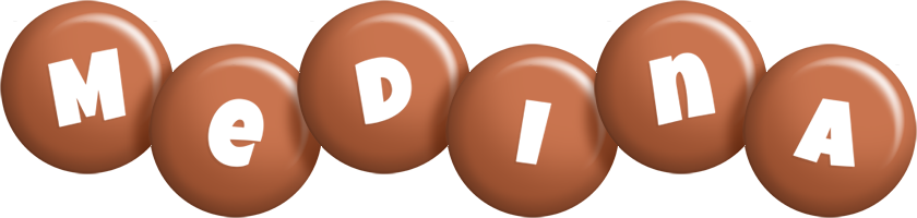 Medina candy-brown logo