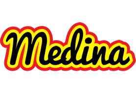 Medina flaming logo