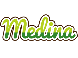 Medina golfing logo