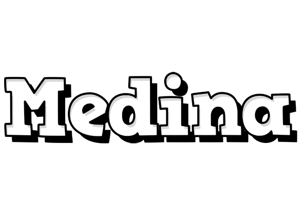 Medina snowing logo