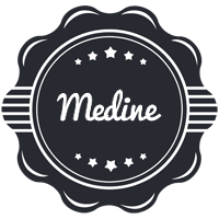 Medine badge logo