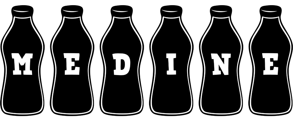 Medine bottle logo