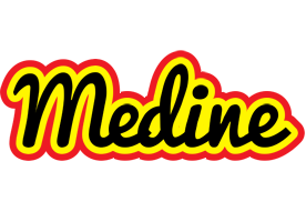 Medine flaming logo