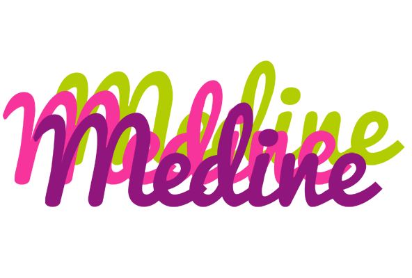 Medine flowers logo