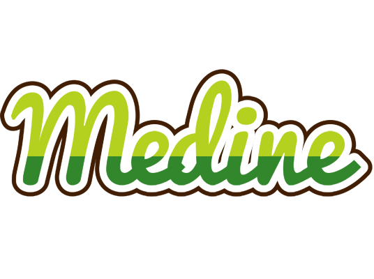 Medine golfing logo
