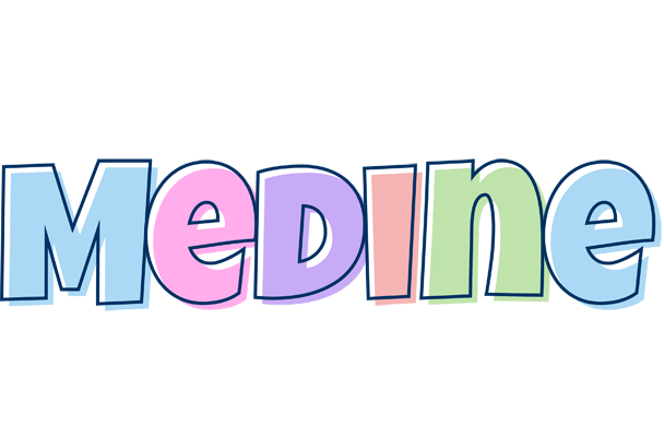 Medine pastel logo