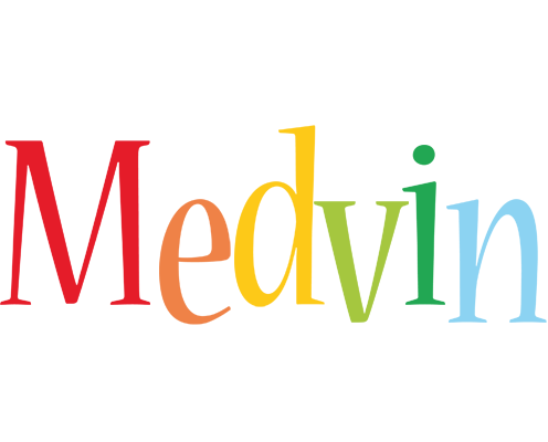 Medvin birthday logo