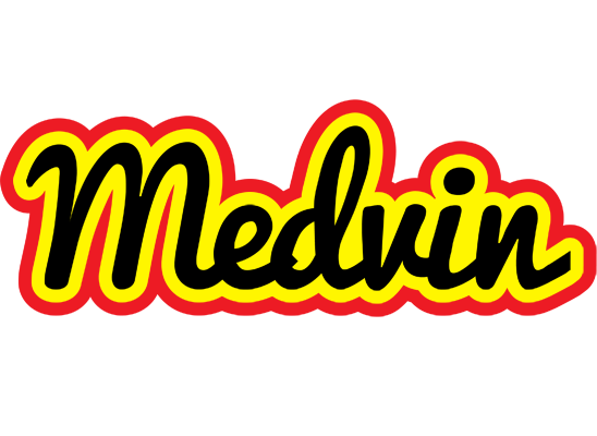 Medvin flaming logo