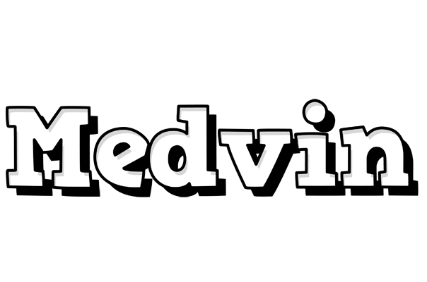 Medvin snowing logo