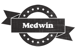 Medwin grunge logo