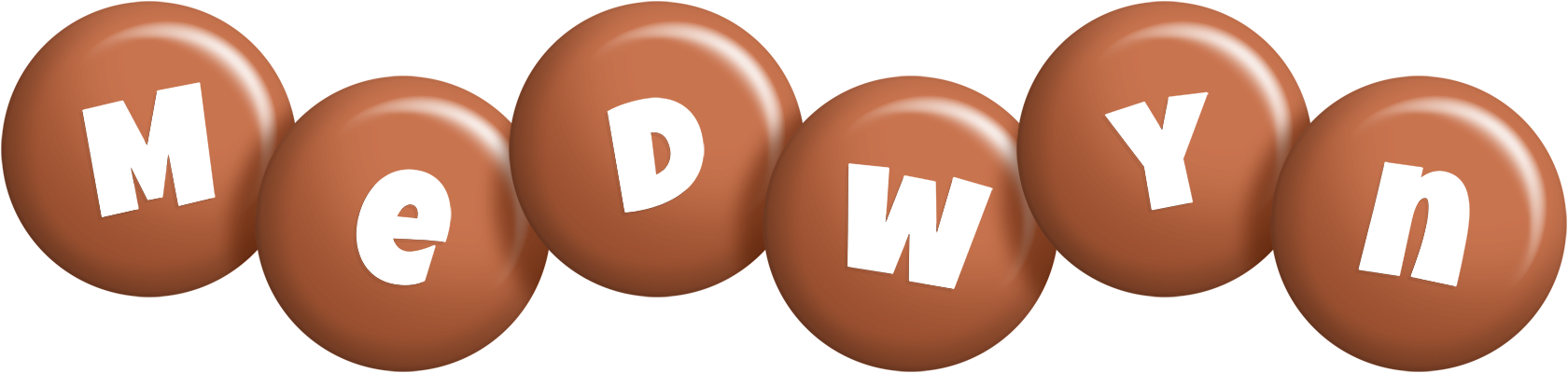Medwyn candy-brown logo