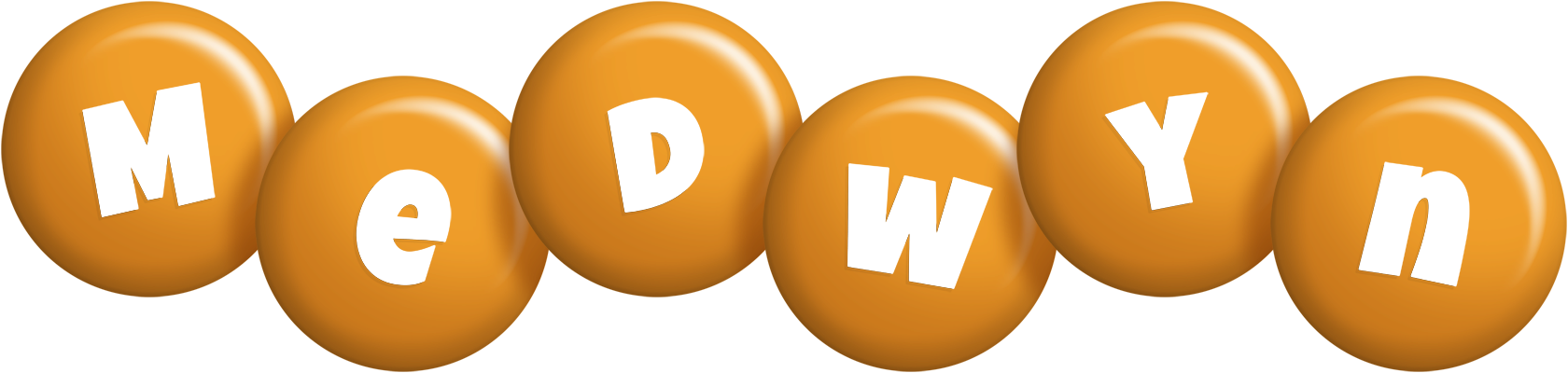 Medwyn candy-orange logo