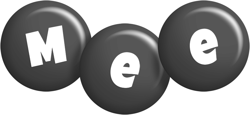 Mee candy-black logo