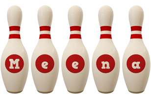 Meena bowling-pin logo
