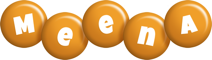 Meena candy-orange logo