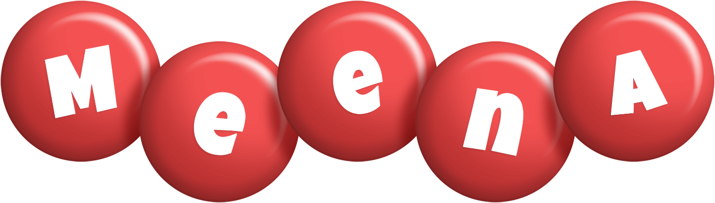 Meena candy-red logo