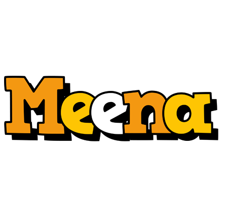 Meena cartoon logo